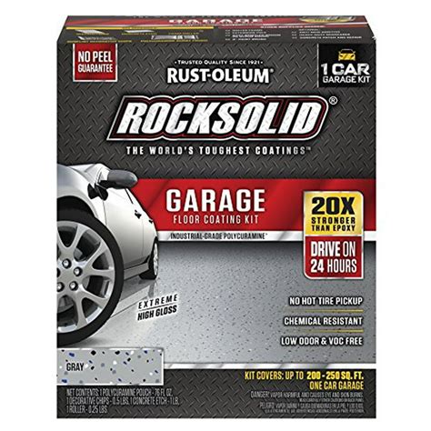 Gray Rocksolid Polycuramine Garage Floor Coating Kit 76 Oz Walmart