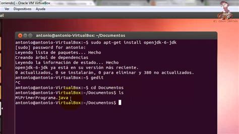 Aprende A Programar En Java Mi Primer Programa Ubuntu YouTube