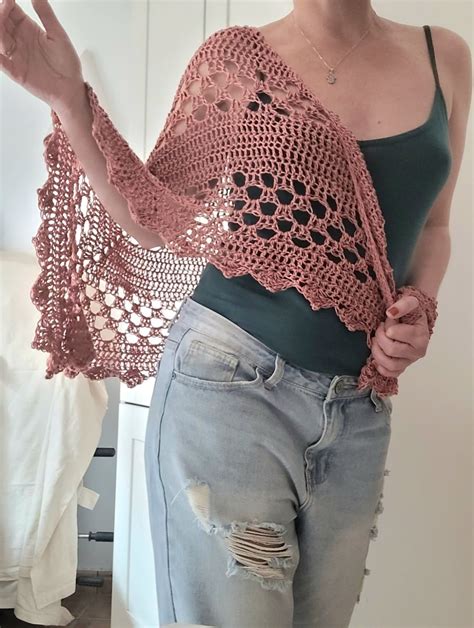 PATRÓN CHAL ROSE Oh Mami Crochet