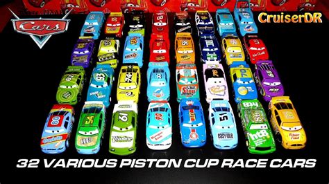 Disney Pixar Cars 32 Various Piston Cup Race Cars 155 Doovi