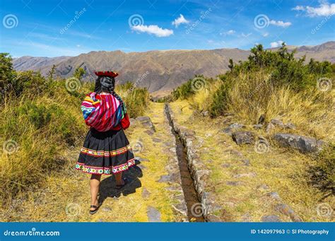 Indigenous Quechua Girl Sacred Valley Peru Editorial Stock Photo