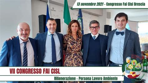 Rossella Gazzaretti Rieletta Alla Guida Della FAI Cisl Cisl Brescia