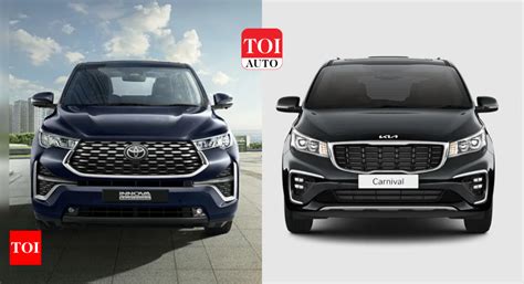 Toyota Innova Hycross vs Kia Carnival: The ultimate premium MPV battle - Times of India