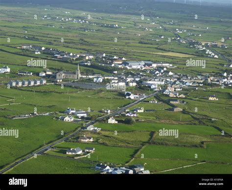 Aerial View Of Miltown Malbay From The Northwest Stock Photo Alamy