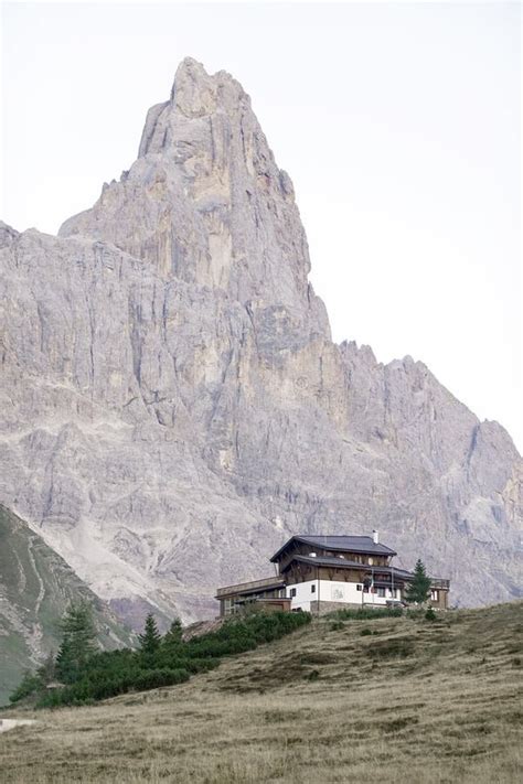 Landscape Of Pale Di San Martino In San Martino Di Castrozza Stock