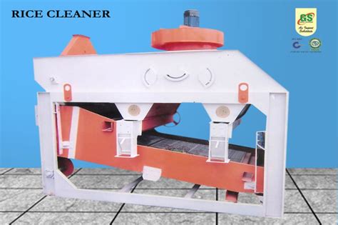 Semi Automatic Electric 1000 2000kg Polished SS Or MS Rice Cleaner For