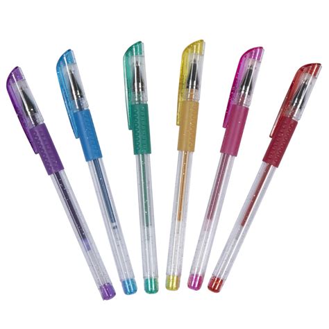 Scented Glitter Gel Pens 6 Pack Yokico