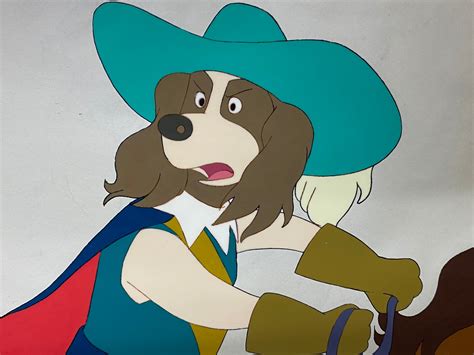 Dogtanian And The Three Muskehounds Original Cel And Drawing