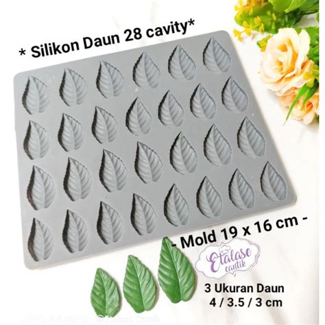 Jual Silikon Daun Cetakan Daun Silikon Monstera Cetakan Daun