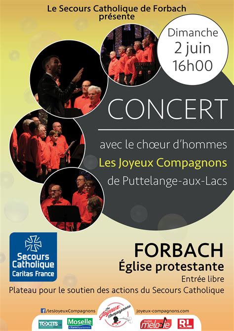 Concert Forbach Le Juin Ch Ur D Hommes Les Joyeux Compagnons