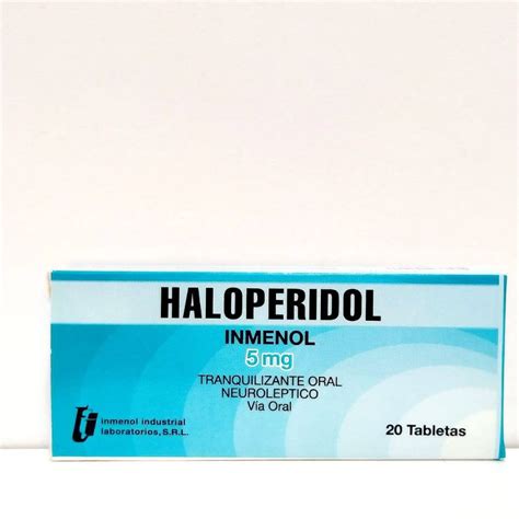 Medicina Haloperidol Mg X Tab Jmw Sihay