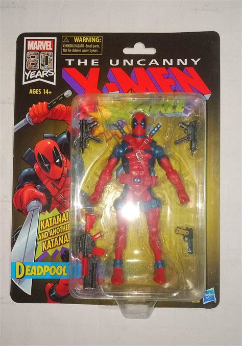 Marvel Legends Retro Wave Xmen Deadpool S Action Figure Hasbro Toy