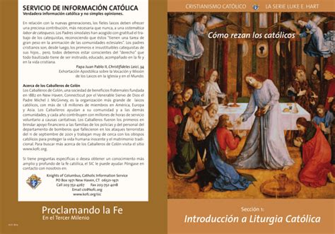 Introducción a Liturgia Católica e