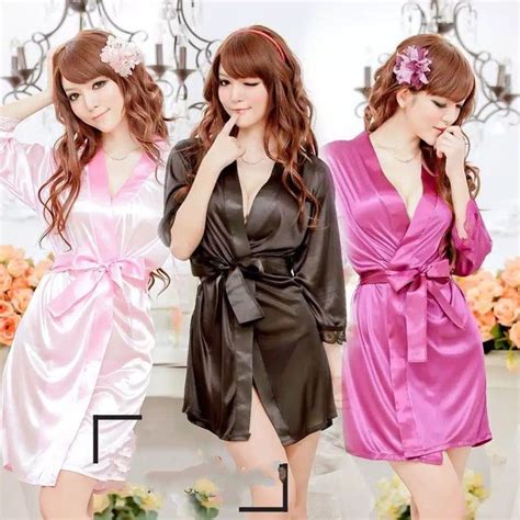 Jual Redpink Kimono Lingerie Bathrobe Mewah Looks Wanita Dewasa