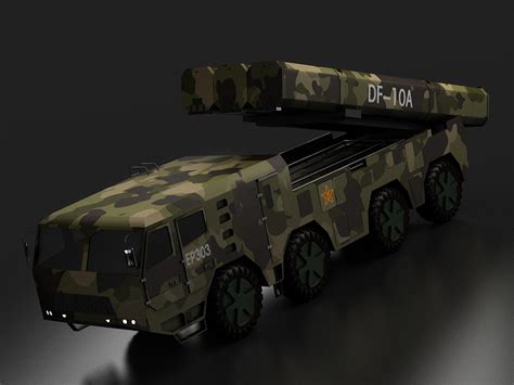 Chinese second artillery long 3D model - TurboSquid 1629730