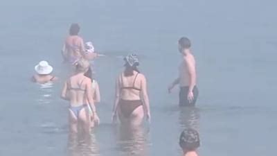 Turiștii de la Marea Neagră au intrat în panică Am zis că o veni