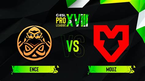 Ence Vs Mouz Map Mirage Esl Pro League Season Semi Final