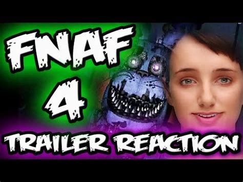 FNAF 4 Trailer REACTION With Existor Evie Five Nights At Freddy S 4