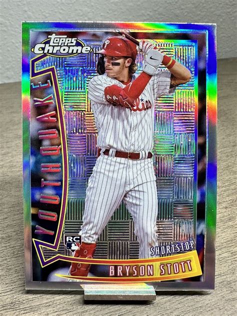 2022 Topps Chrome Sonic BRYSON STOTT Youthquake Refractor YQ17 RC