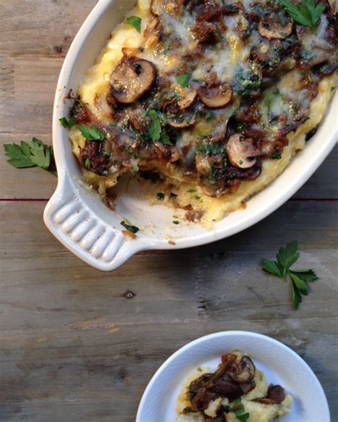 Truffle Mushroom Polenta Gratin Recipe Ciao Florentina