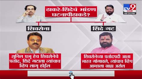 Shiv Sena Supreme Court Hearing ठाकरे शिंदेंचं भांडण घटनापीठाकडे Tv9 Youtube