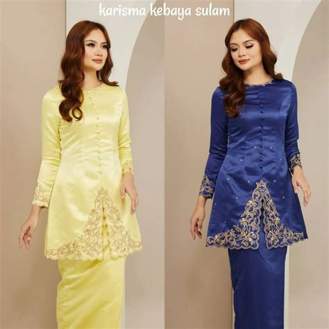 Karisma Baju Kebaya Sulam Raya Collection Women S Fashion