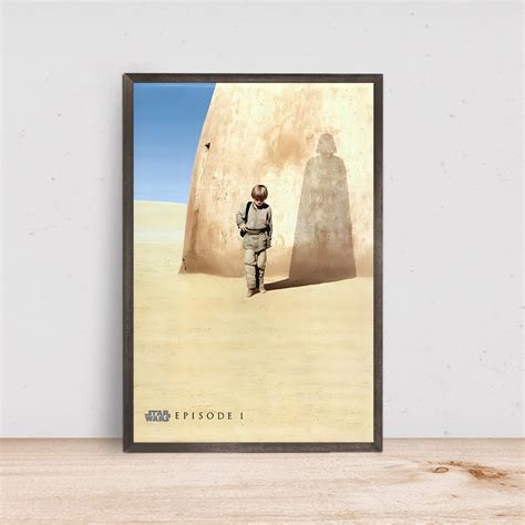 Star Wars Episode 1 Movie Poster Room Decor Home Decor Art Poster