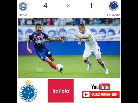 BAHIA 4X1 CRUZEIRO CAMPEONATO BRASILEIRO 2024 23 06 2024 RÁDIO