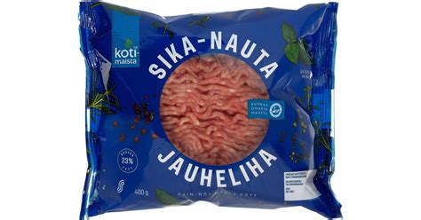 Kotimaista Sika Nauta Jauheliha 23 400 G S Kaupat Ruoan Verkkokauppa