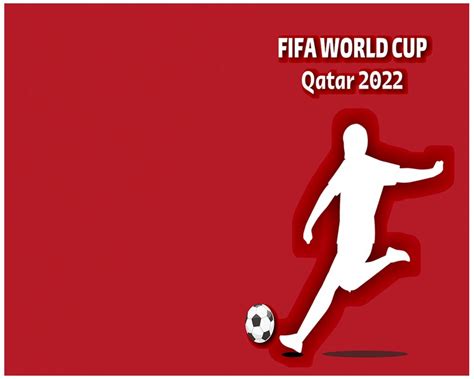 Football And Players Photography Backdrops Fifa World Cup Red