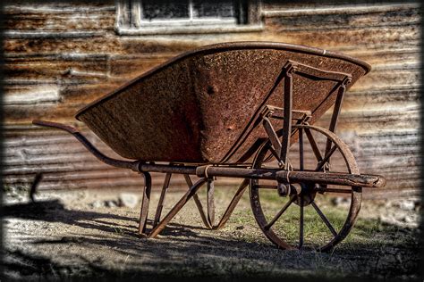 Rusty Wheelbarrow Photograph By Kelley King Pixels