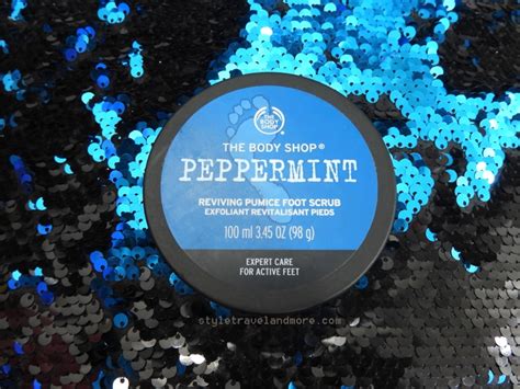 The Body Shop Peppermint Reviving Pumice Foot Scrub Review Styletravelandmore