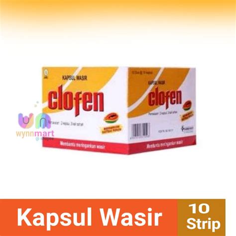 Jual Clofen @10 strip x 10 Kapsul / Box | Shopee Indonesia