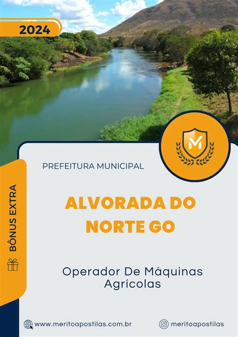 Apostila Operador De Máquinas Agrícolas Prefeitura Alvorada do Norte GO