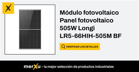 Longi M Dulo Solar Panel Fotovoltaico W Lr Hih M Hi Mo M