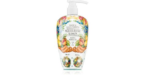 Le Maioliche Sicilian Orange Blossom Line Mousse De Douche Pour Le Bain