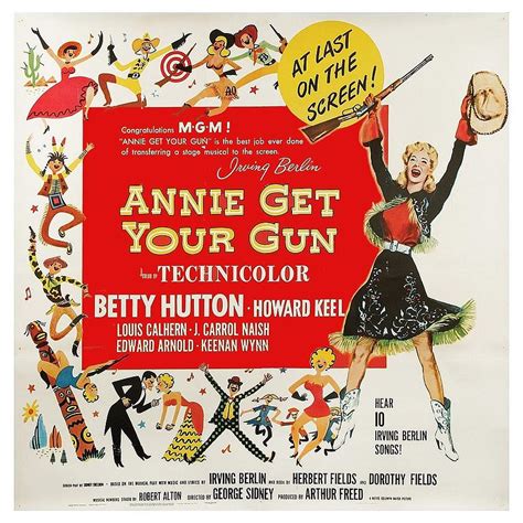 Annie Get Your Gun film poster 1950 Photograph by David Lee Guss - Pixels