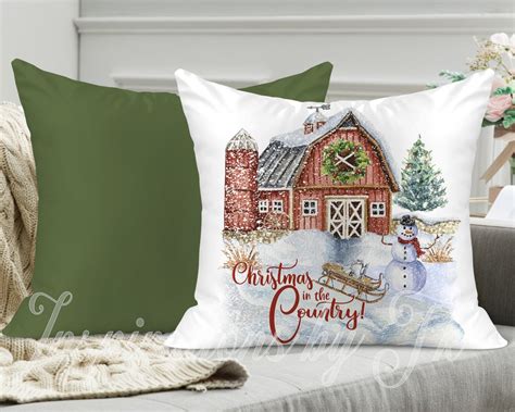 Christmas in the Country 2 With Barn 13x13 Design, Christmas, Farmhouse ...