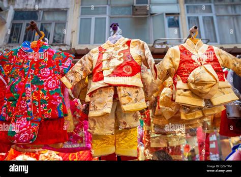 Traditional Chinese New Year Clothes Hong Kong China South East Asia