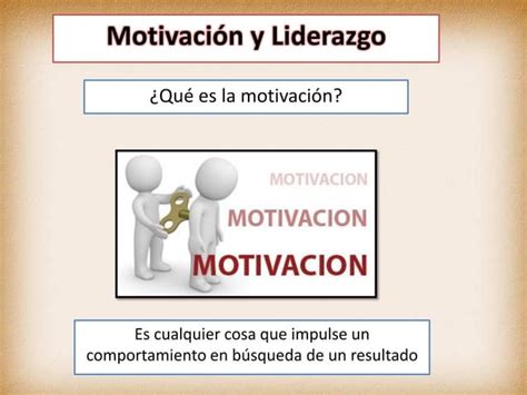 Liderazgo y motivación PPT