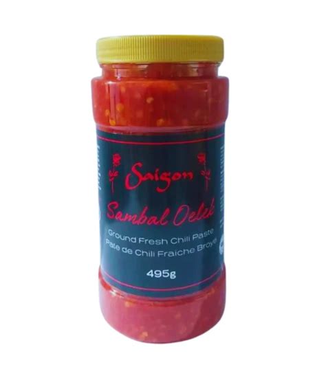 Saigon Sambal Oelek Ground Fresh Chili Paste G Haisue