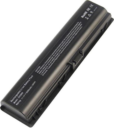 ARyee 5200mAh 11 1V Li Ion Akku Laptop Akku für HP Pavilion DV2000