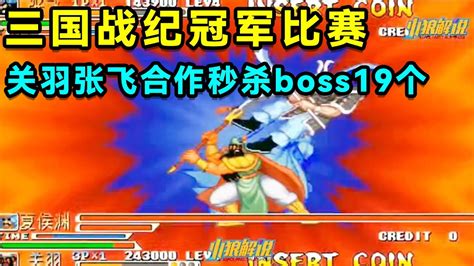 三国战纪荼蘼版冠军比赛，关羽张飞合作秒杀boss19个，厉害！【小狼解说】 Youtube