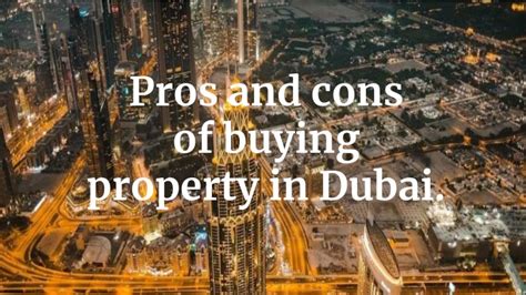 PPT Pros And Cons Of Buying Property In Dubai PowerPoint