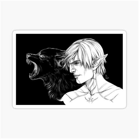 Fenris Sticker For Sale By Yumikoyuki Redbubble