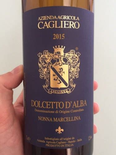 2021 Cagliero Nonna Marcellina Dolcetto D Alba Vivino US