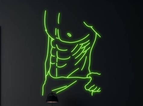 Bikini Naked Male Led Neon Sign Gay Charming Body Club Neon Led Sign