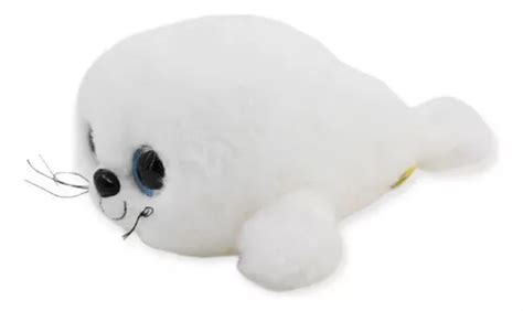 Foca De Peluche Blanca Pequeña Suave Animales Muñeco 20cm Meses sin