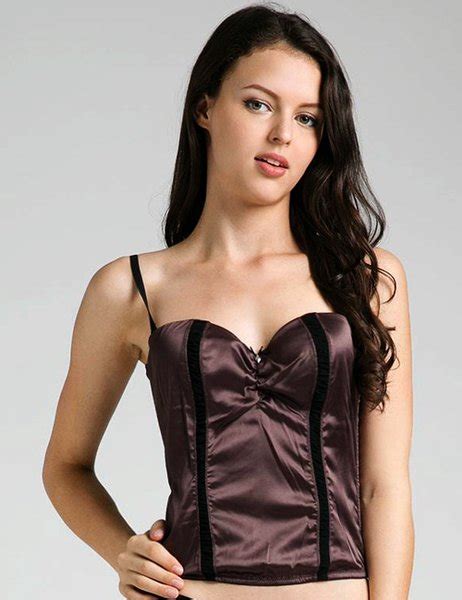 Jual Lingerie Bustier Set Forget Me Not Fergie Chocolate Di Lapak Bra