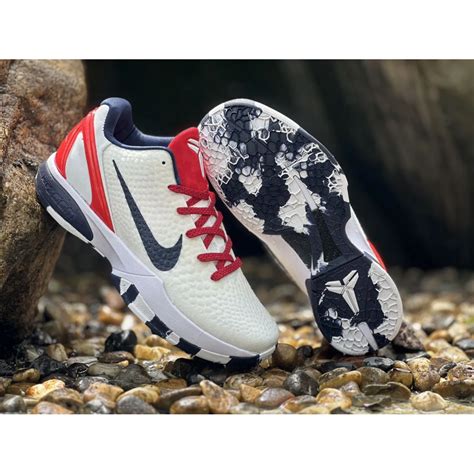 Nike Kobe 6 Protro 'Team USA' PE Home White For Sale - JordanShoes.net